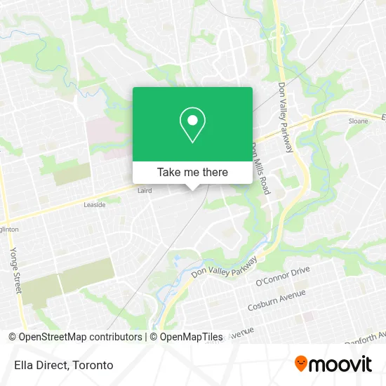 Ella Direct map