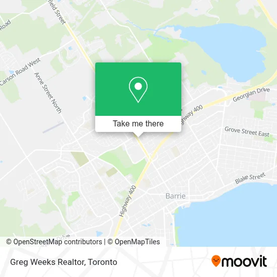 Greg Weeks Realtor map