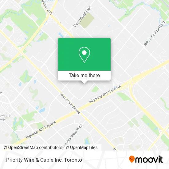Priority Wire & Cable Inc map
