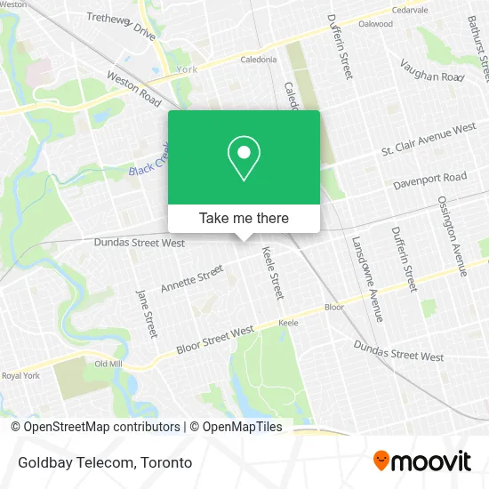 Goldbay Telecom map