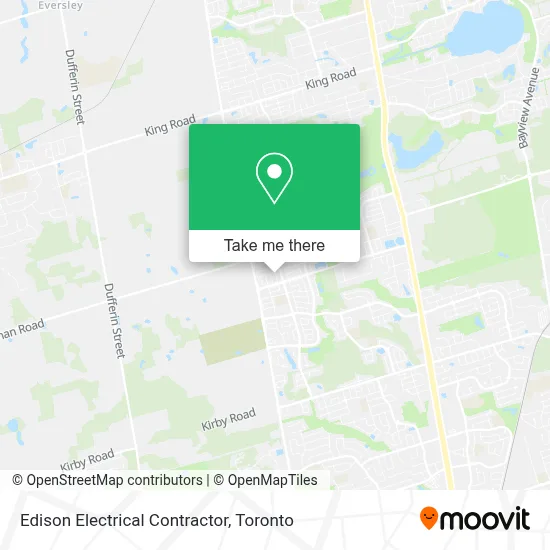 Edison Electrical Contractor map