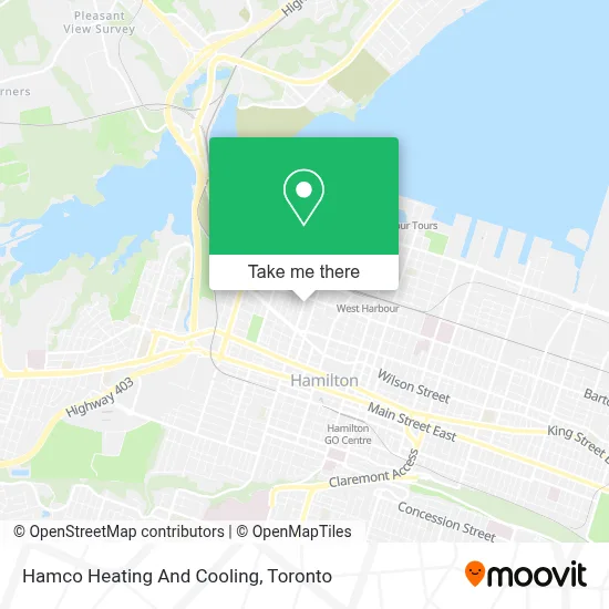 Hamco Heating And Cooling map