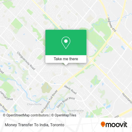 Money Transfer To India map