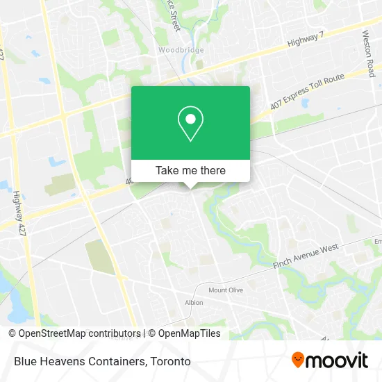 Blue Heavens  Containers map