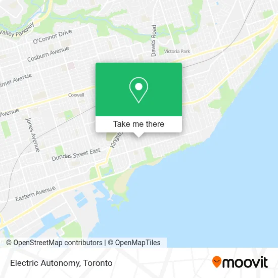 Electric Autonomy map