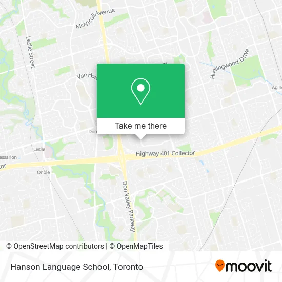 Hanson Language School map