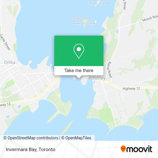 Invermara Bay map