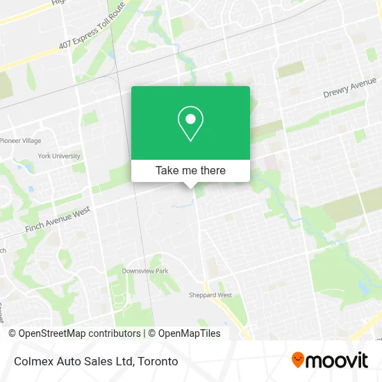 Colmex Auto Sales Ltd map