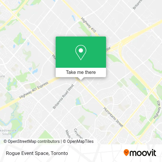 Rogue Event Space map