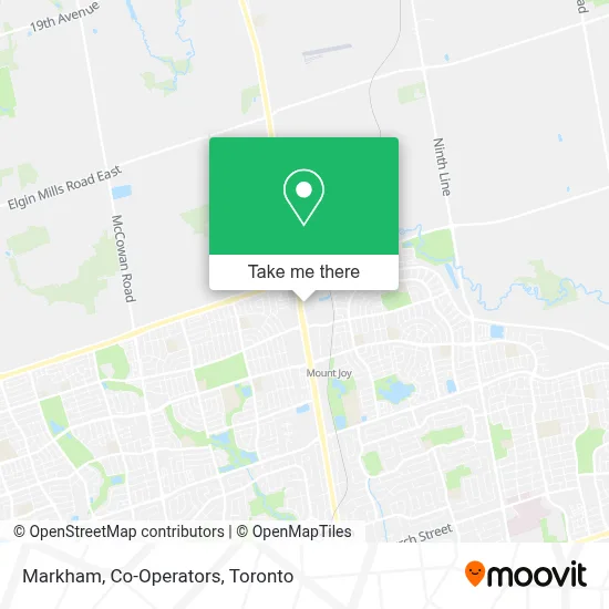 Markham, Co-Operators map