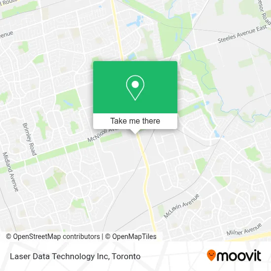 Laser Data Technology Inc map