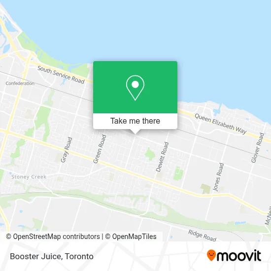 Booster Juice map
