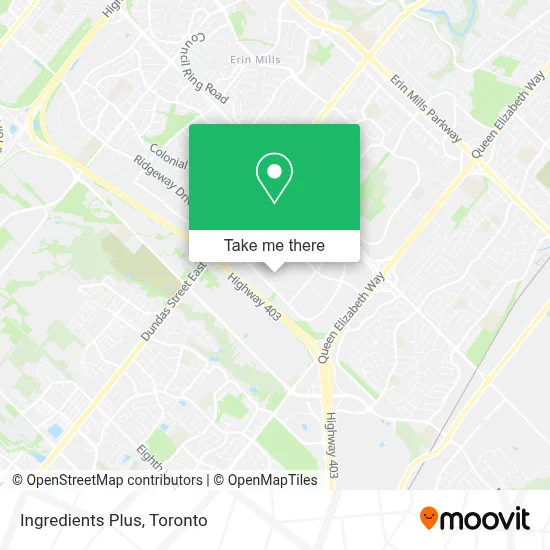 Ingredients Plus map