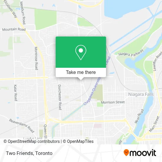 Two Friends map