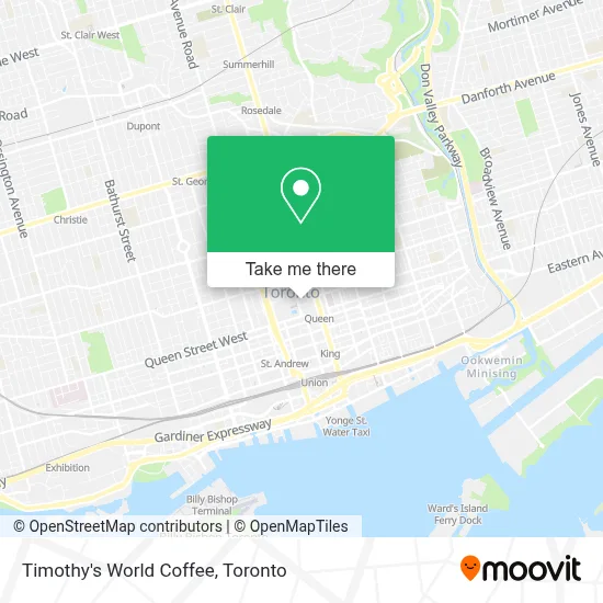 Timothy's World Coffee map