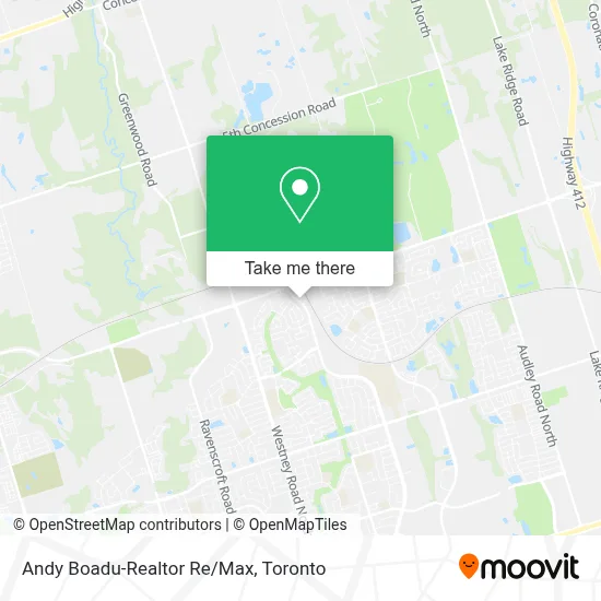 Andy Boadu-Realtor Re/Max map
