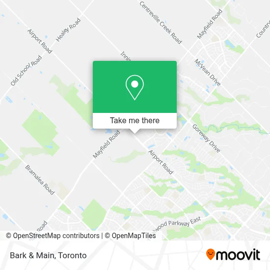 Bark & Main map