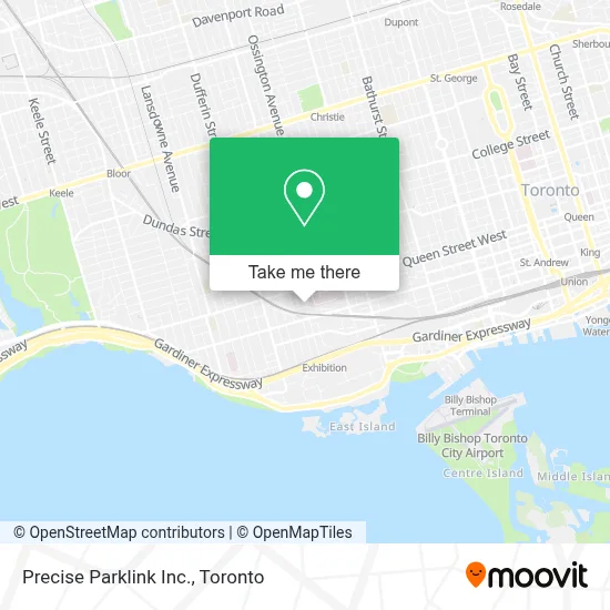 Precise Parklink Inc. map