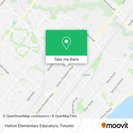 Halton Elementary Educators map