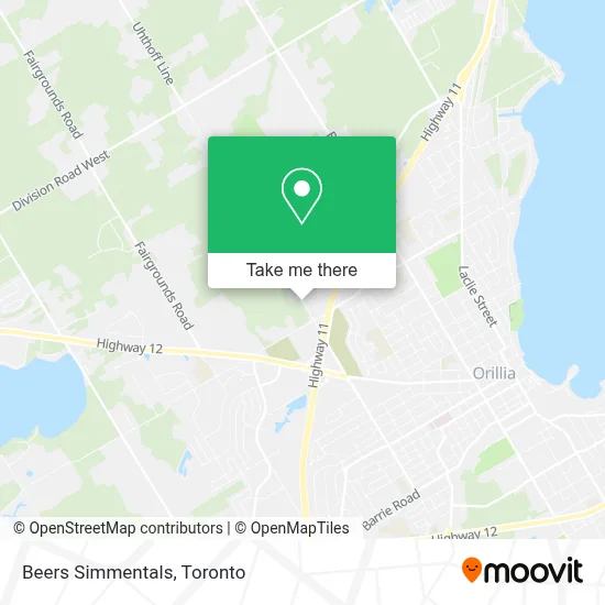 Beers Simmentals map