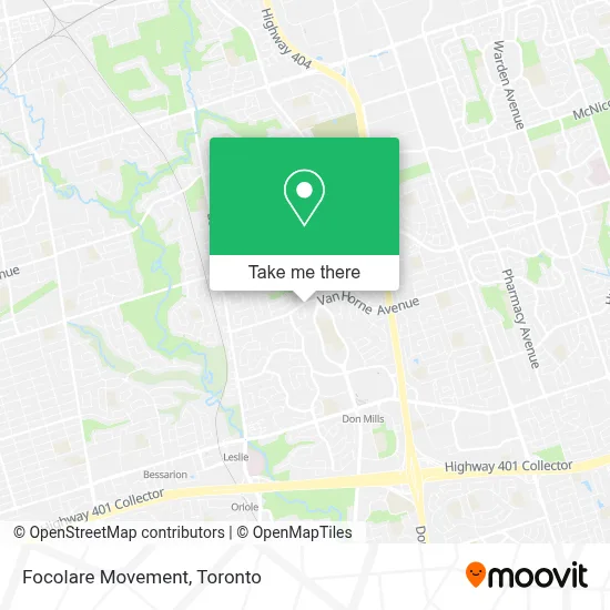 Focolare Movement map