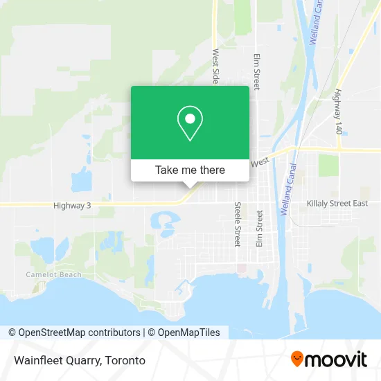 Wainfleet Quarry map