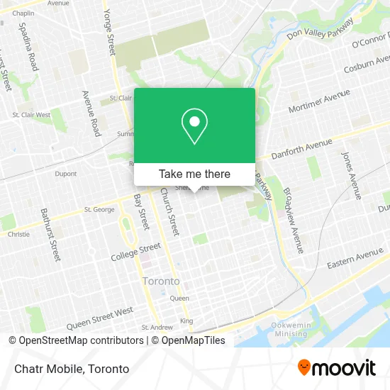 Chatr Mobile map