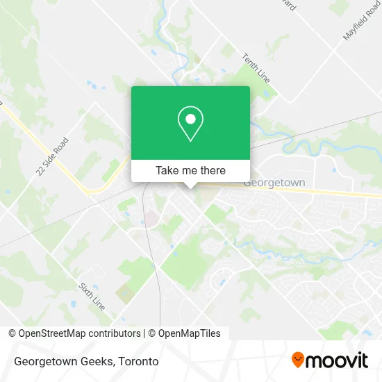 Georgetown Geeks map