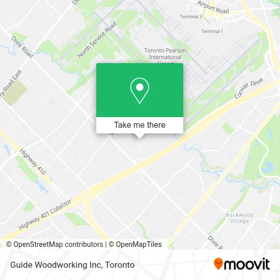 Guide Woodworking Inc map