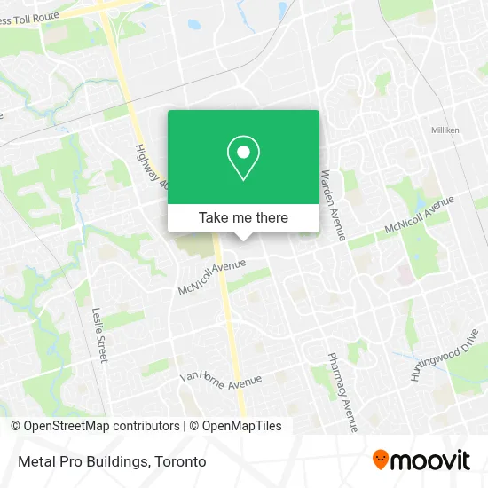 Metal Pro Buildings map