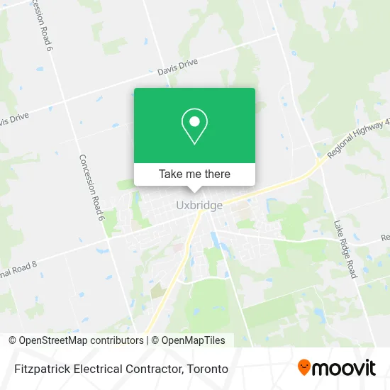 Fitzpatrick Electrical Contractor map