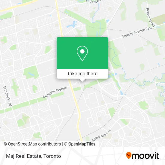 Maj Real Estate map