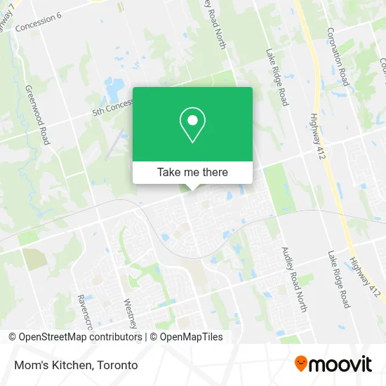 Mom's Kitchen map
