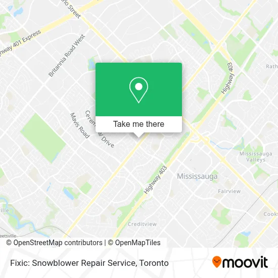 Fixic: Snowblower Repair Service map