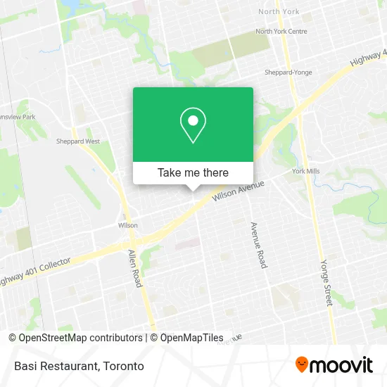 Basi Restaurant map
