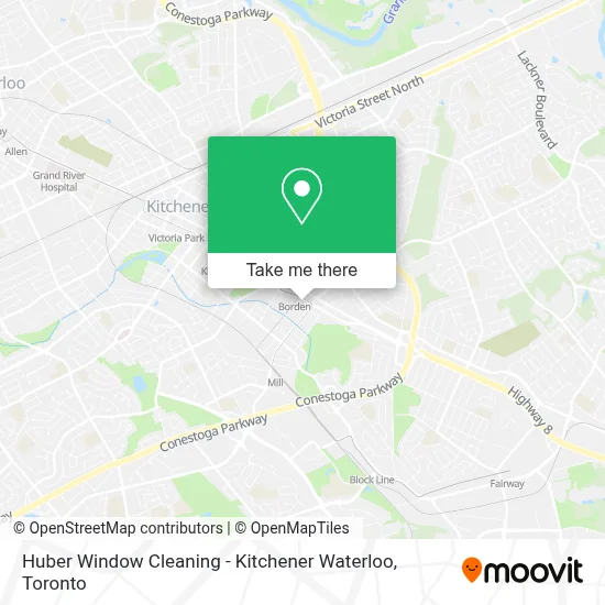 Huber Window Cleaning - Kitchener Waterloo plan