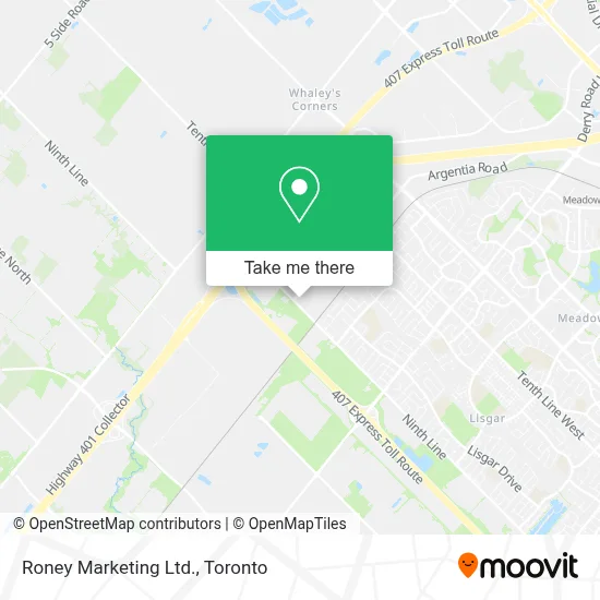 Roney Marketing Ltd. map