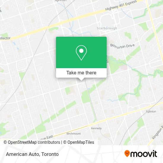 American Auto map