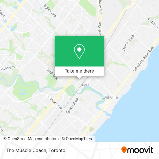 The Muscle Coach map