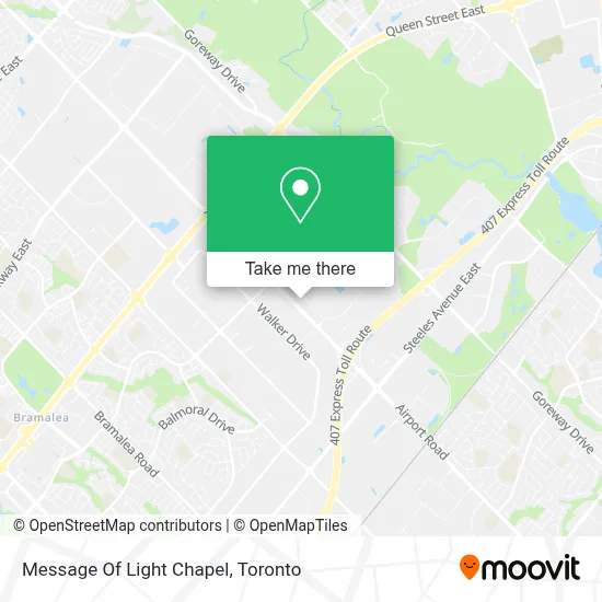 Message Of Light Chapel plan