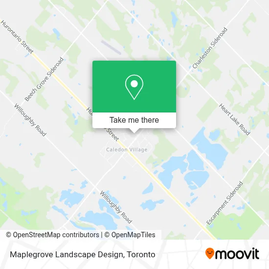 Maplegrove Landscape Design map