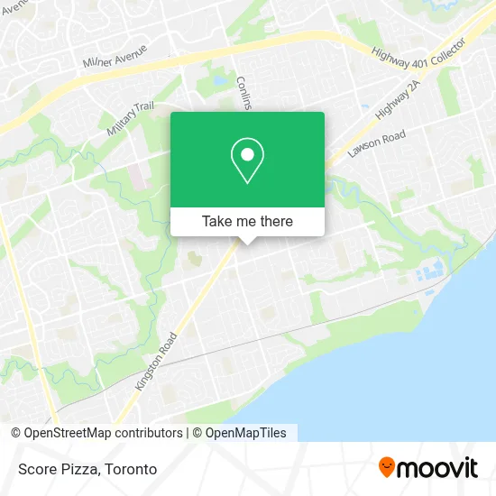 Score Pizza map