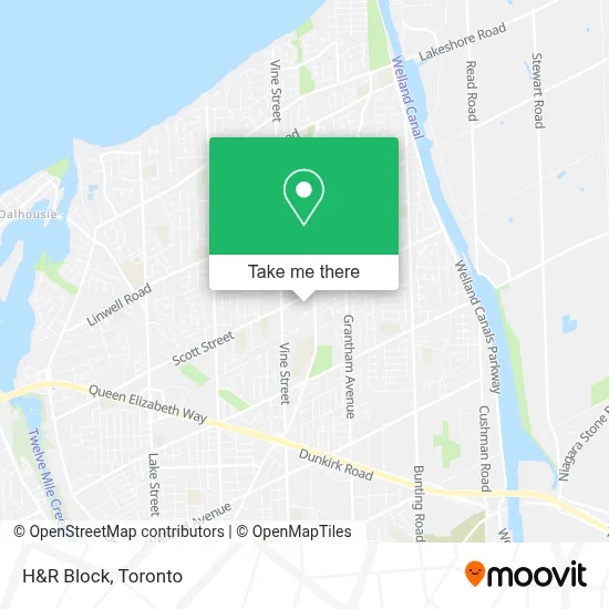 H&R Block map