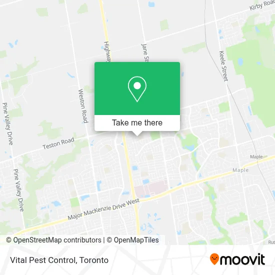 Vital Pest Control map