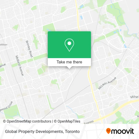 Global Property Developments map