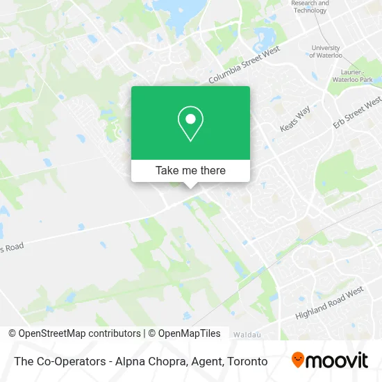 The Co-Operators - Alpna Chopra, Agent map