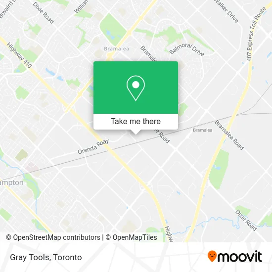 Gray Tools map