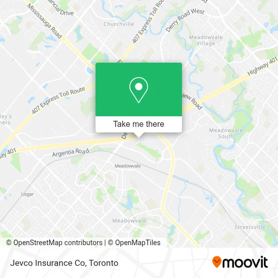 Jevco Insurance Co map