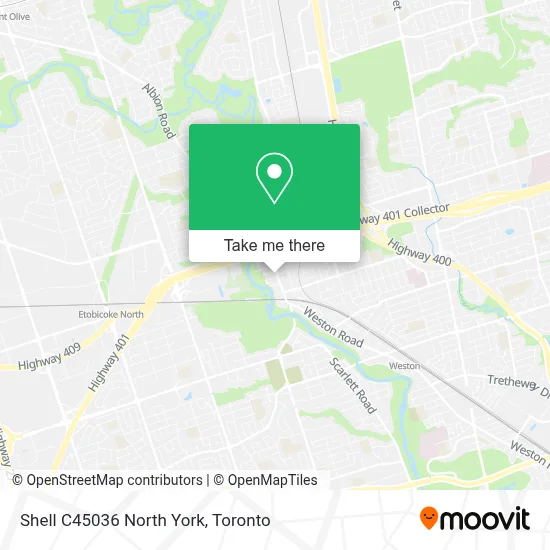 Shell C45036 North York map