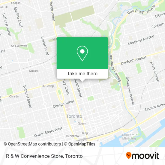 R & W Convenience Store plan
